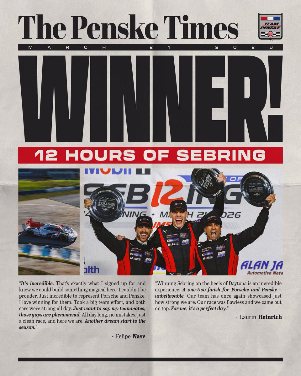 Team Penske tweet media