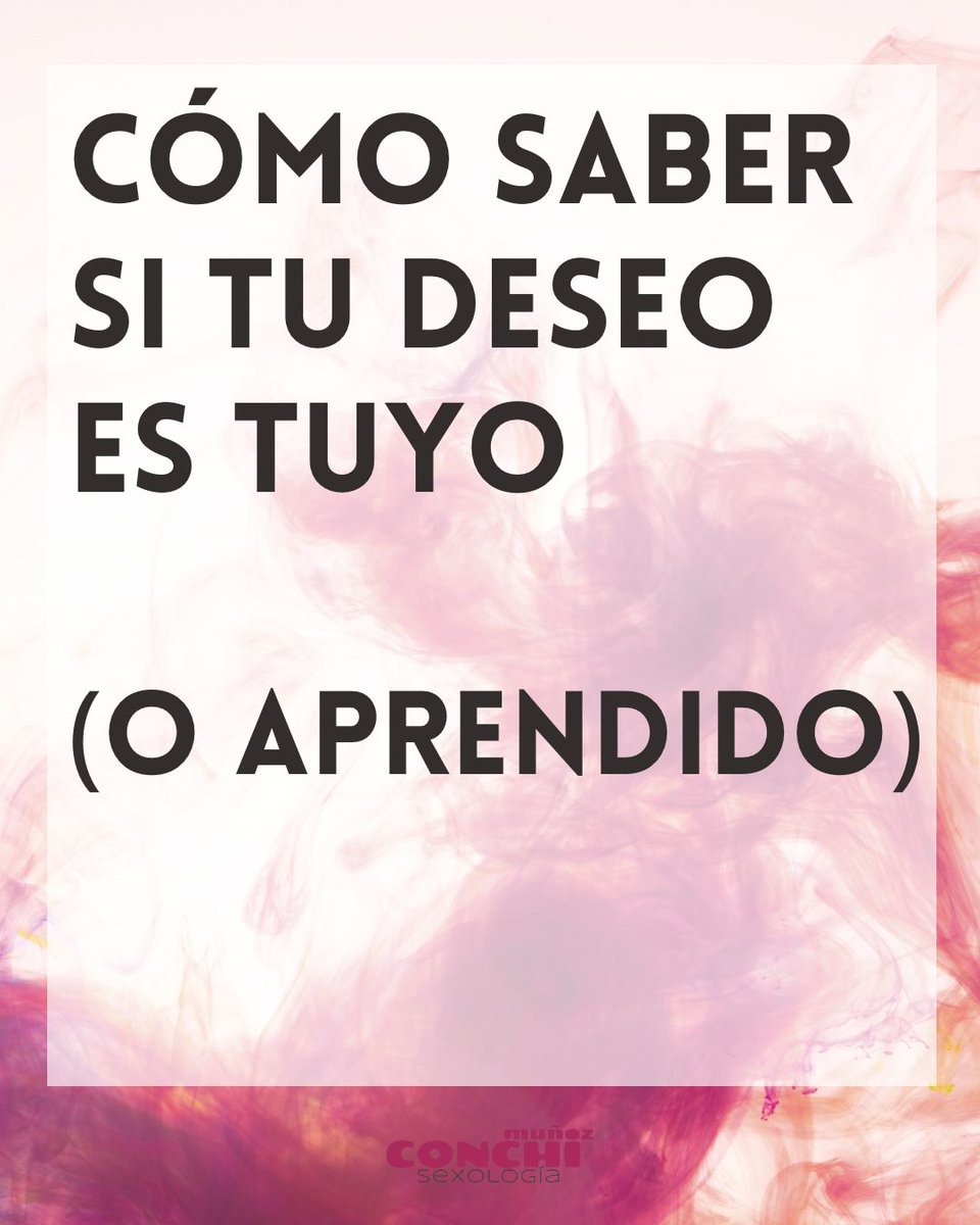 ConchiMSexologa's tweet photo. El deseo no es puro ni espontáneo.
Se construye con lo que vivimos, lo que vemos y lo que aprendemos.

Eso no lo hace falso.

Pero sí abre una pregunta interesante:
si lo que deseas tiene sentido para ti
o si encaja bien en una forma ya definida. https://t.co/sgC6FRw1wC