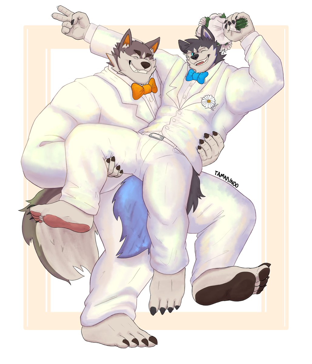 Famido and Ricano, together and happy 💍