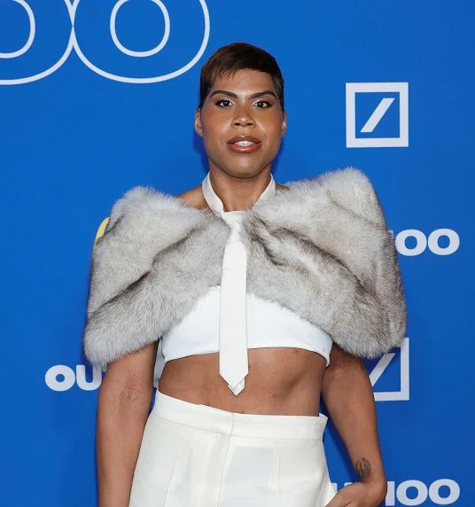 EJ Johnson Poses Boldly in Paris Leather Outfit