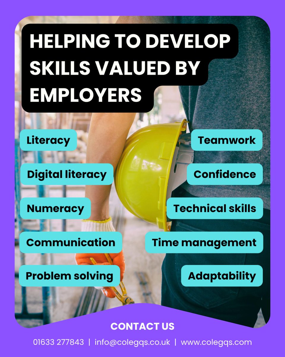 ColegQSOfficial's tweet photo. Strengthen your workforce and get in touch today! 📞
#Apprenticeships #ConstructionSkills #SouthWales #EmployerVoice #SkillsForLife #FutureWorkforce https://t.co/VZuzUF4J03