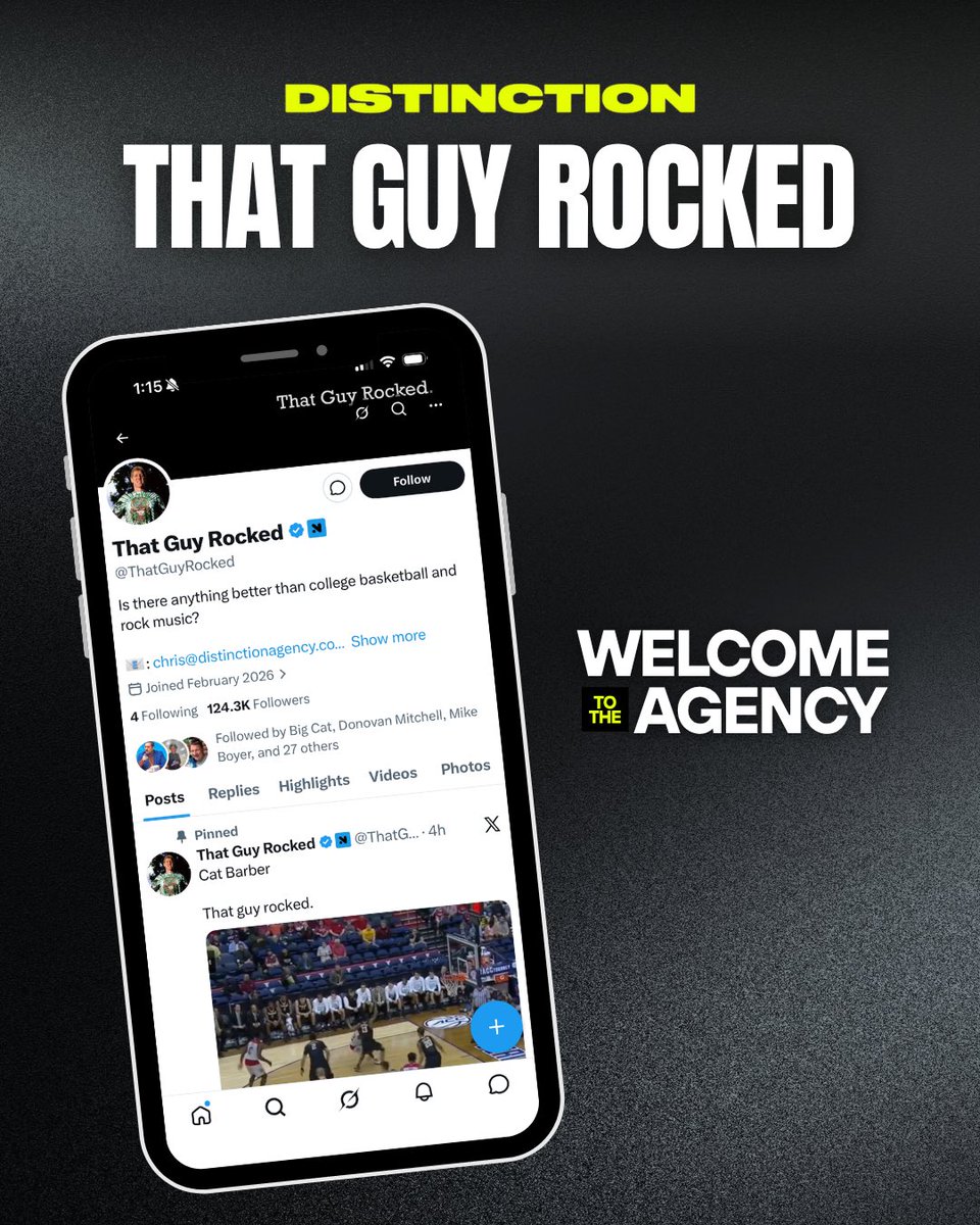 Distinction Agency tweet media