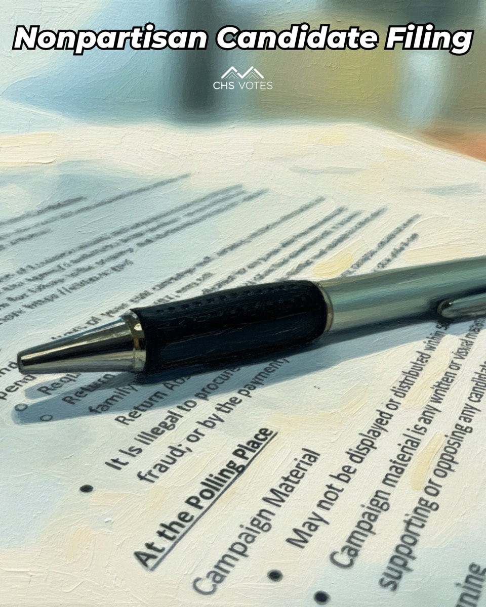 CharlestonVotes's tweet image. The 2026 nonpartisan candidate filing period begins at 12 p.m. on Wednesday, April 15, 2026.

Detailed information can be found in our Candidate Filing Guide!

#CHSVotes #CHSNews #scVOTES #VoteReady