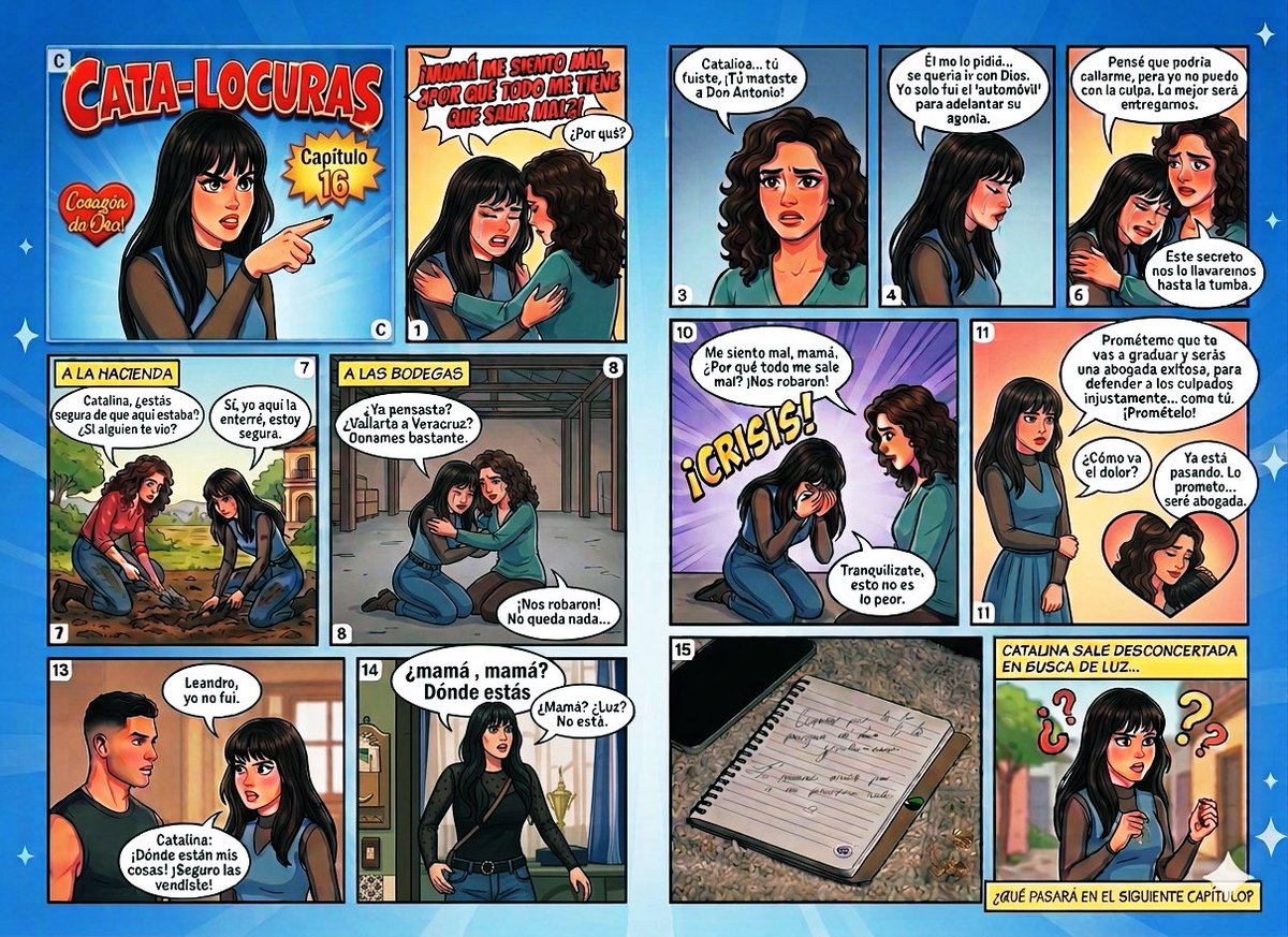 Difusion_deGala's tweet photo. CATA-LOCURAS
CAP. 16
Un capítulo cargado de emociones donde nuestra Cata sufrió demasiado y nosotros no estamos soportando.
La historia se vuelve cada vez más intensa y nos deja con el corazón en la mano.
#CataLocuras #Cap16 #CorazónDeOro #TeamCata #GalaMontes https://t.co/siVv1PmVCc