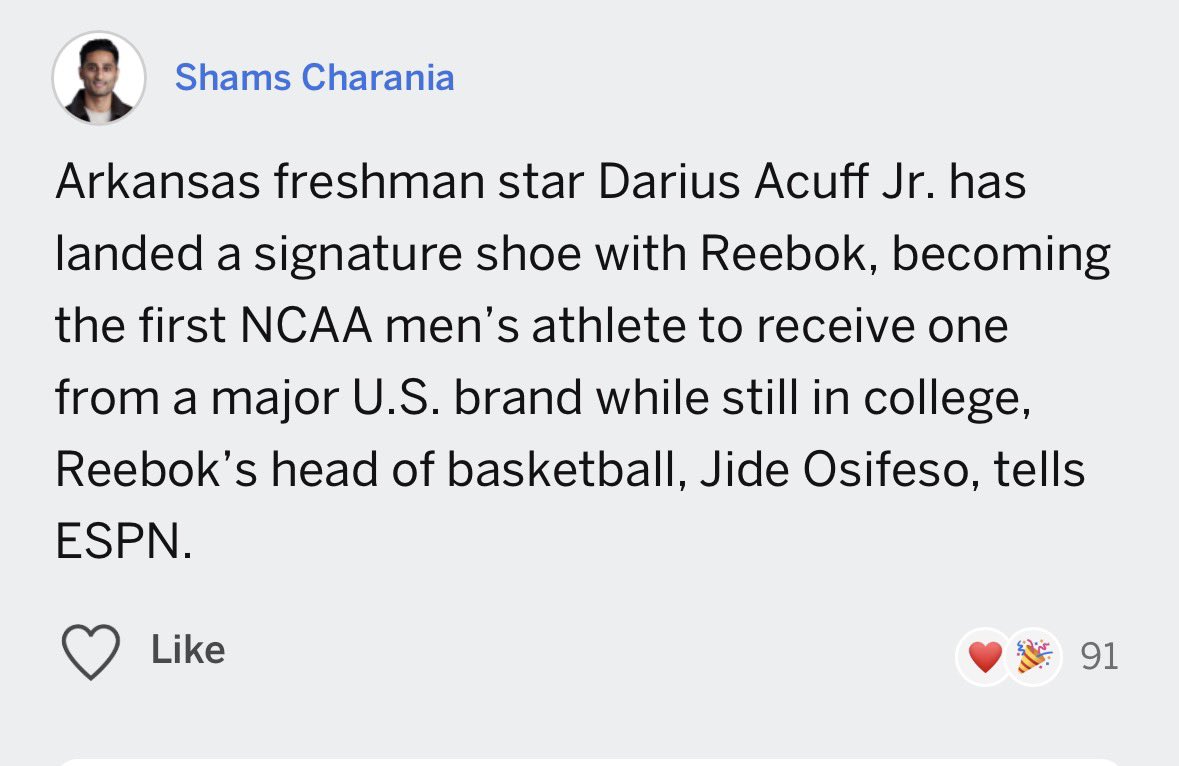 GSkrovina's tweet image. Darius Acuff is going to be NBA Rookie of the Year next year.

Calling it now.