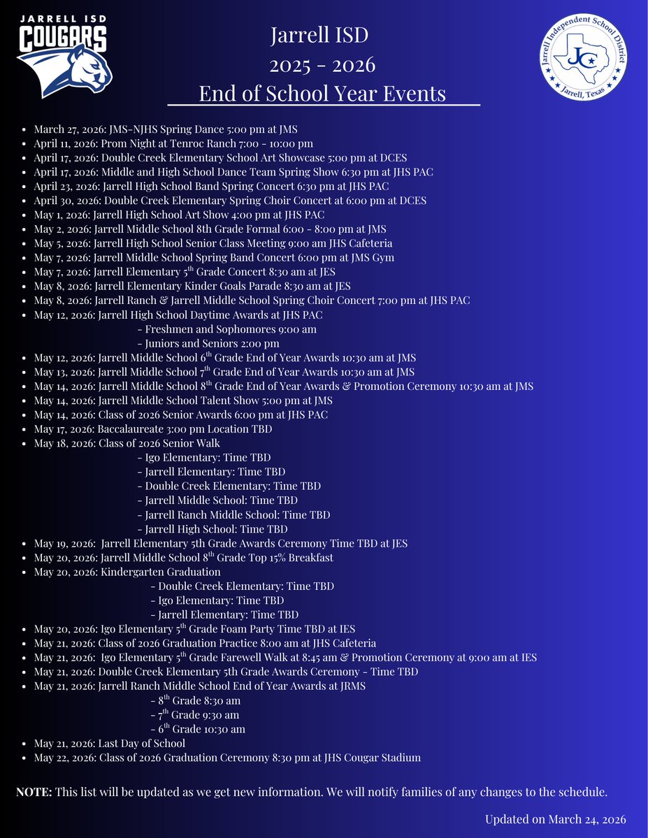 Jarrell ISD tweet media