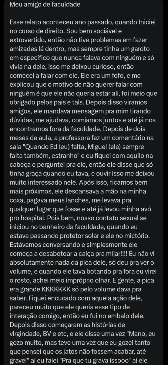 Relatos De Brotheragem tweet media