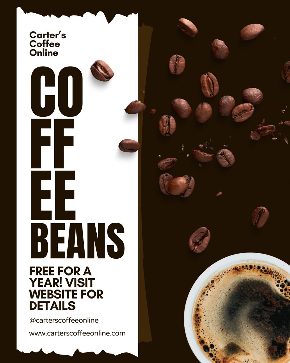 Carters_Coffee's tweet photo. Is this the last time you'll see this?! 😱 Day 7: FINAL CALL for free coffee for a year from Carter's Coffee Online! Stay cozy and win! ☕️ What roast is your fav?

Check out Carter's Coffee Online – link in comments

#FreeCoffee #Win #Coffee #Giveaway #StayCozy https://t.co/rhZAC0WS0w