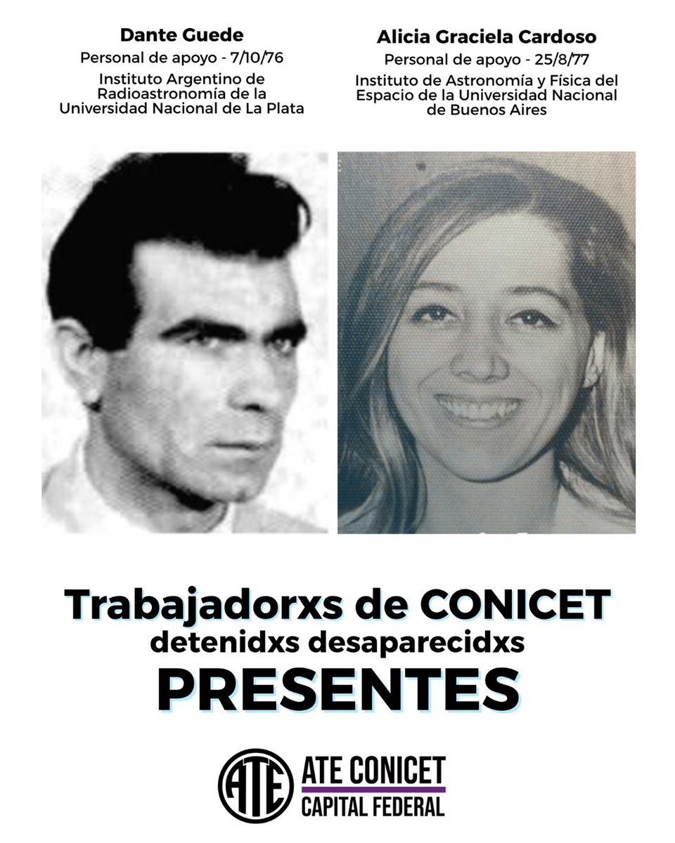 ATE CONICET Capital tweet media