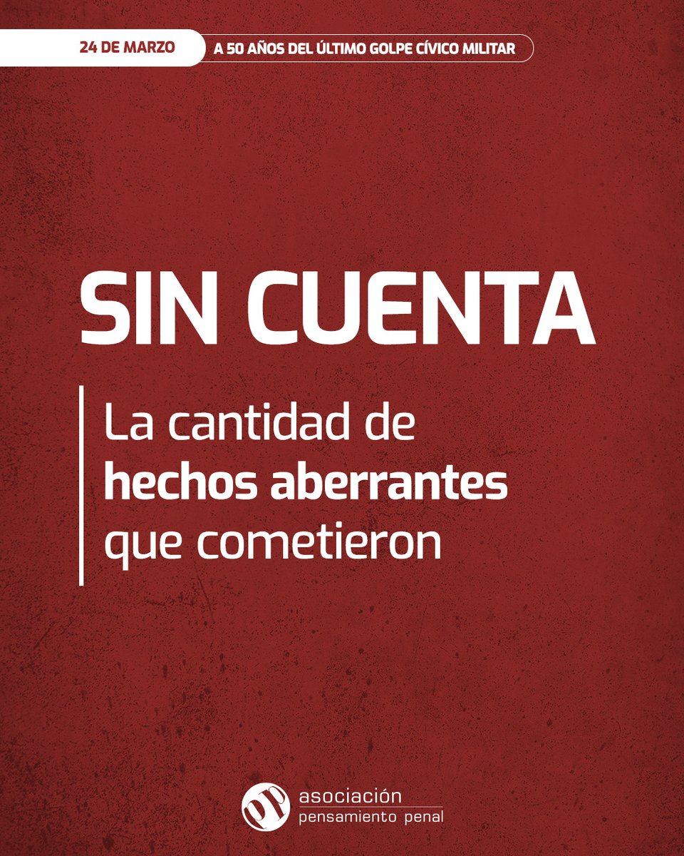 Asociación Pensamiento Penal tweet media