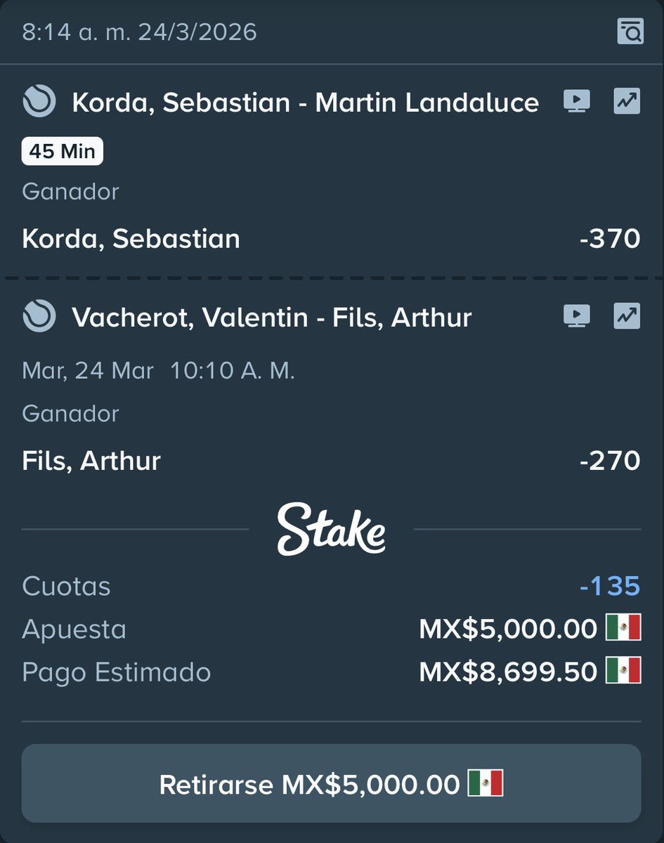 picksverdes1_'s tweet photo. 🚨| Reto Escalera 🪜💰

De $5,000 a $50,000 💸💸💸

Paso 1

Korda ML

Fils ML 

Dale ❤️ si me sigues! 🚀 https://t.co/FeiZnFdcqd