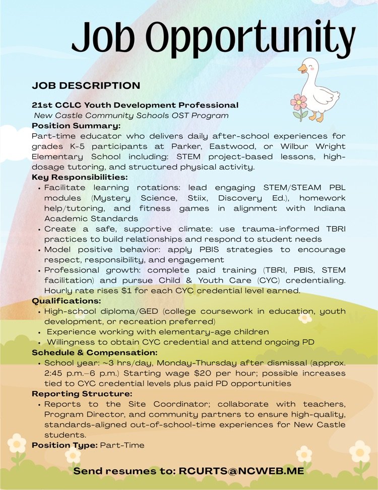 NCCSC New Castle Schools Indiana tweet media