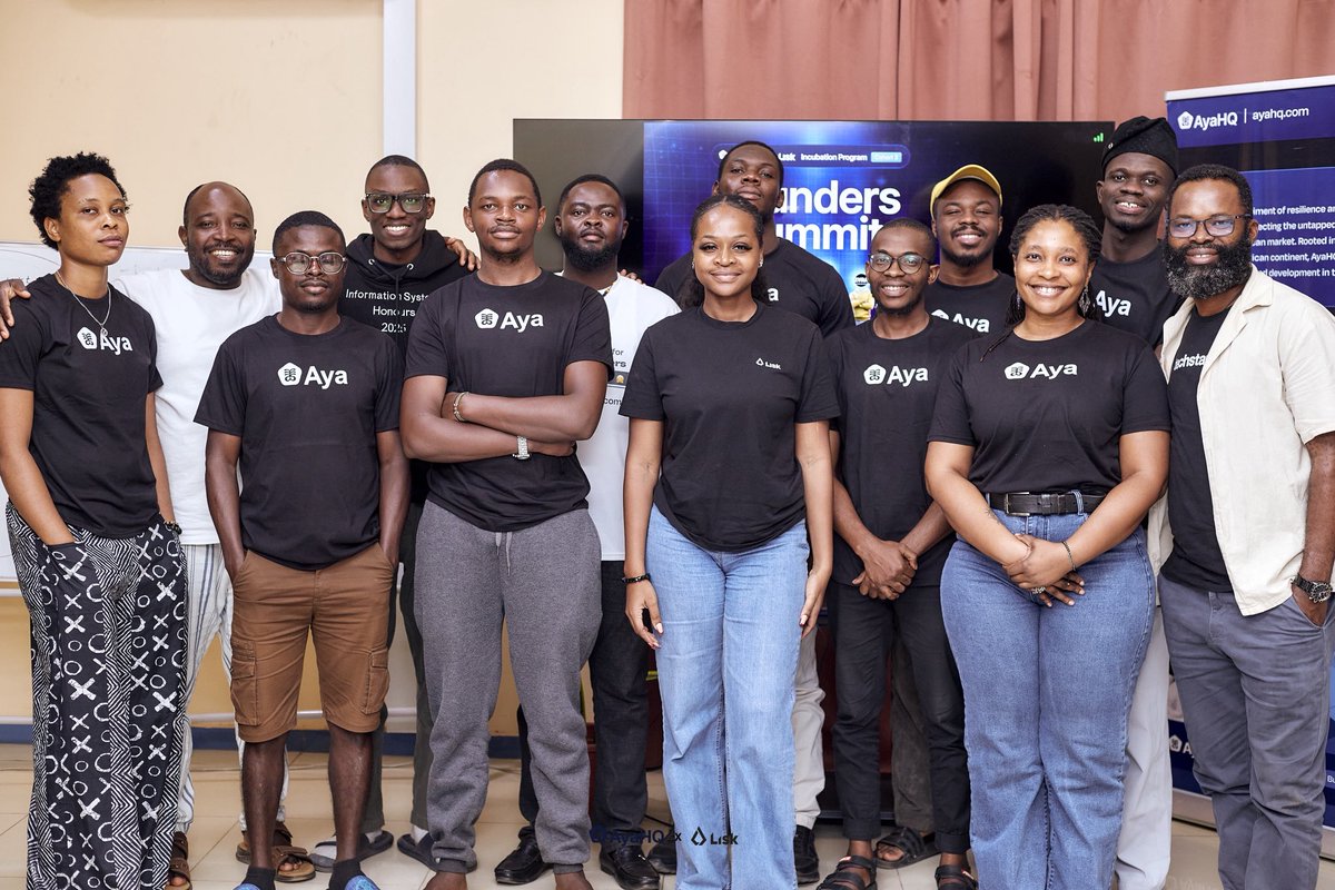Only the people in this room understand how tough that 3-minute extemporaneous pitch was for me

But we showed up, pushed through it, and got it done. That’s what matters

Grateful for the growth, the pressure, and the progress and we’re just getting started

<a href="/ayahq_/">AyaHQ (Techstars '23)</a> <a href="/LiskAfrica/">Lisk Africa</a>