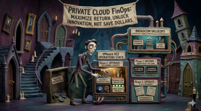 vcdx001's tweet image. FinOps on Private Cloud Doesn't Mean What You Think it Means #finops #vmware #vcf #privatecloud #broadcom | Dhananjaya Kurukulasooriya dy.si/oc2HM