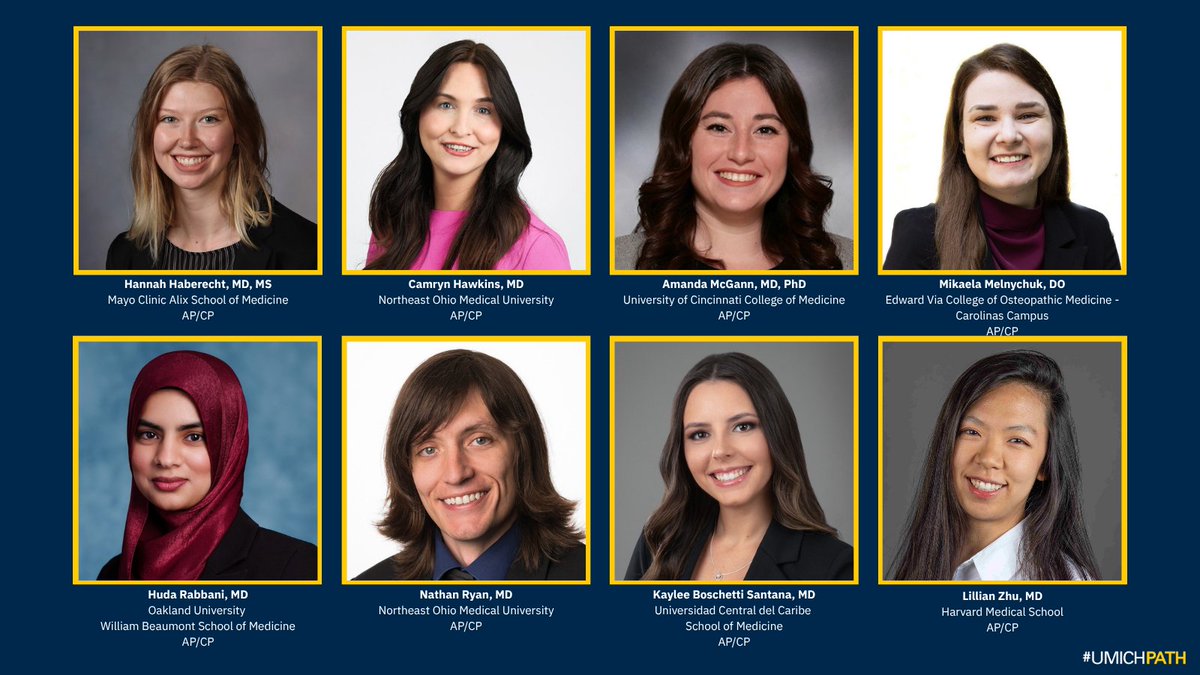 UMichPath's tweet photo. Match Day marks the start of an incredible journey. 
We’re excited to welcome our newest pathology residents to our #UMichPath family! #GoBlue https://t.co/PAST2ImbPV https://t.co/2AhRKbAdYb