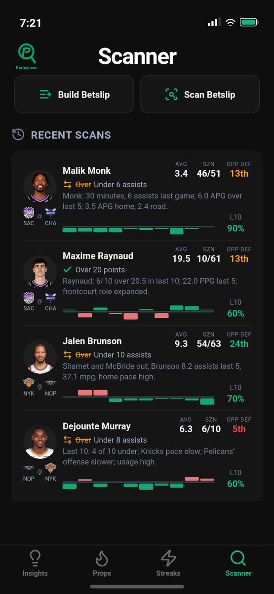 ParlayLens tweet media