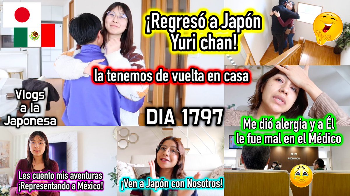 SanRuti's tweet image. Hola, tengan un hermoso día, tarde ó noche, tenemos listo el VIDEO NUEVO en el Canal, espero que les guste.

✨Yurika REGRESÓ A JAPÓN 🇯🇵 😍 + No todo es FELICIDAD ¡Le fue mal! JAPÓN - Ruthi San ♡✨

🔛 youtu.be/eBvsDokxs_k

#japon #vlogs #familia #hijos #vidadiaria