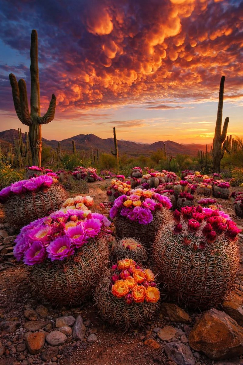 Globe32048's tweet photo. Saguaro National Park in Arizona 😲 https://t.co/czaEMTEXZR