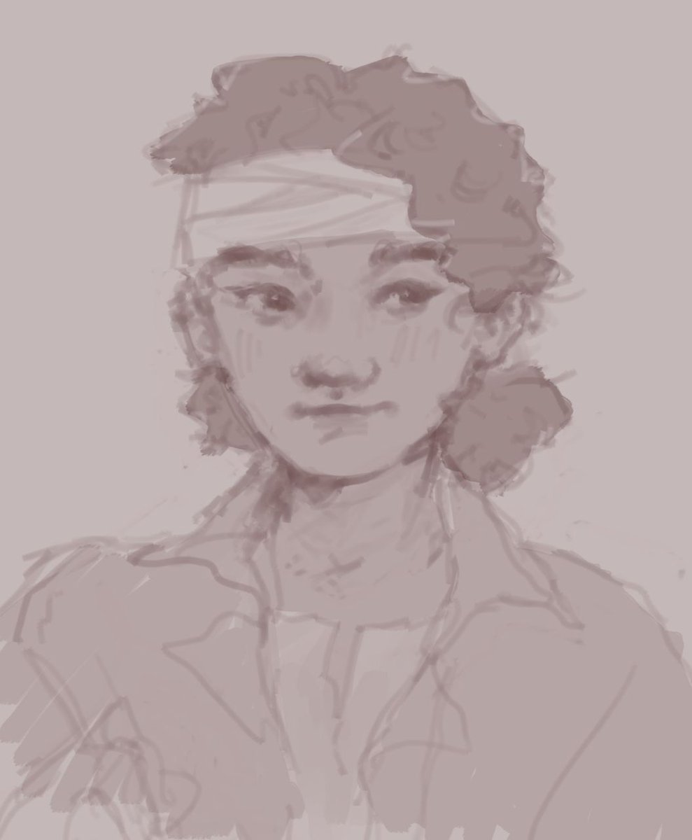 shuraIes's tweet photo. celebrated the end of my 1.5year artblock with this sketch of clementine https://t.co/H3hx4Blx97