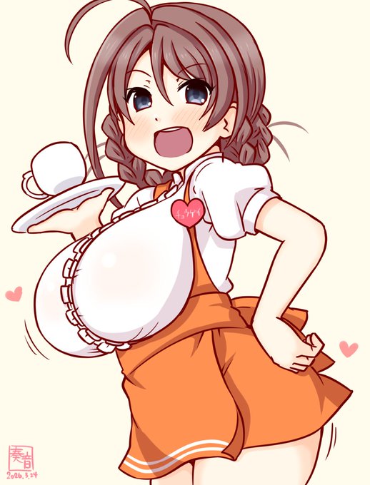 「さ、お仕事かかりましょう♪
 みんな、配置について! 準備はい～い?」

※遅刻+20分

#艦これ版真剣お絵描き60分一本勝負_20260324
#長鯨 