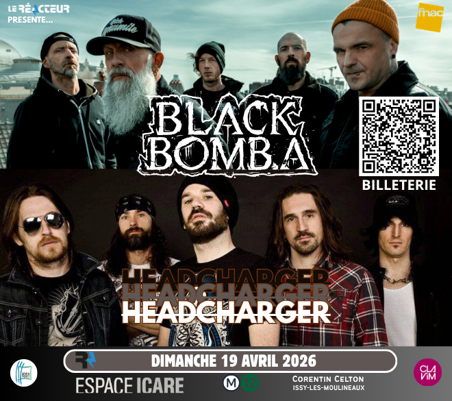 reacteur92's tweet photo. Dimanche 19 avril 2026, toujours à l’Espace Icare, pour un plateau encore plus explosif avec : HEADCHARGER + BLACK BOMB A, avec Le Réacteur !
Billets valables pour la nouvelle date, dimanche 19 avril 
https://t.co/g6gZQprqwZ
https://t.co/5qEiGocQaH https://t.co/8O1vLW4I3m