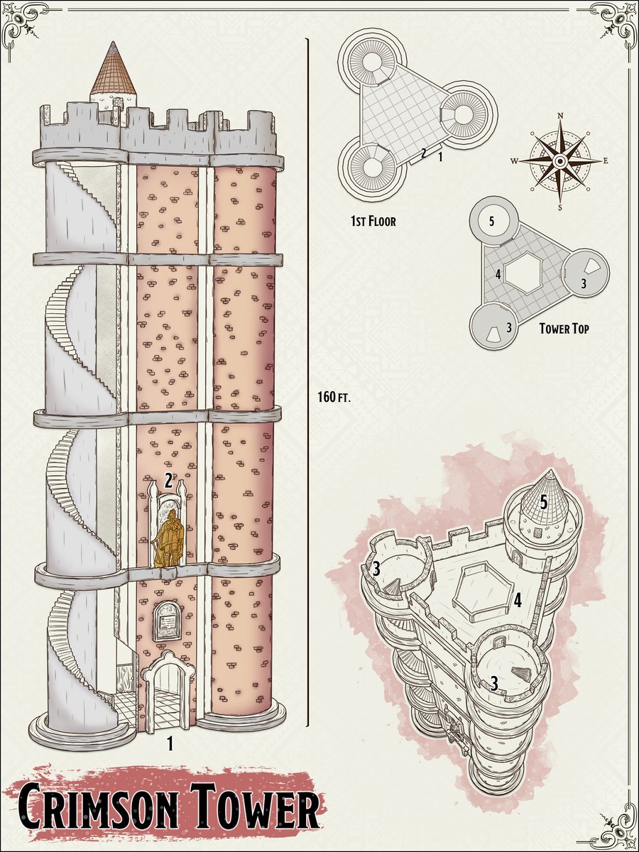 Elven Tower Cartography tweet media
