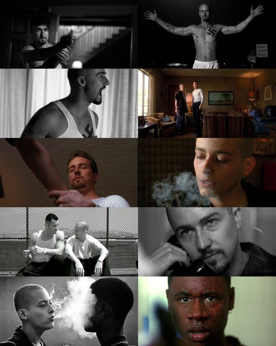 CinemaxThing's tweet photo. American History X (1998) dir. Tony Kaye https://t.co/OGMGYYgsE8