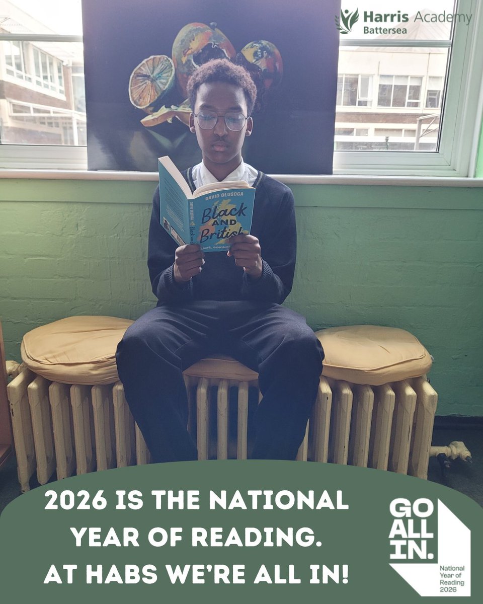 Look at what our students are reading this National Year of Reading!&nbsp; #NYOR2026&nbsp; #Readingforpleasure&nbsp; #HABS Image