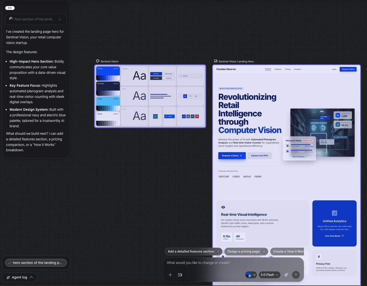 3 years later, Google built it: 
stitch.withgoogle.com
