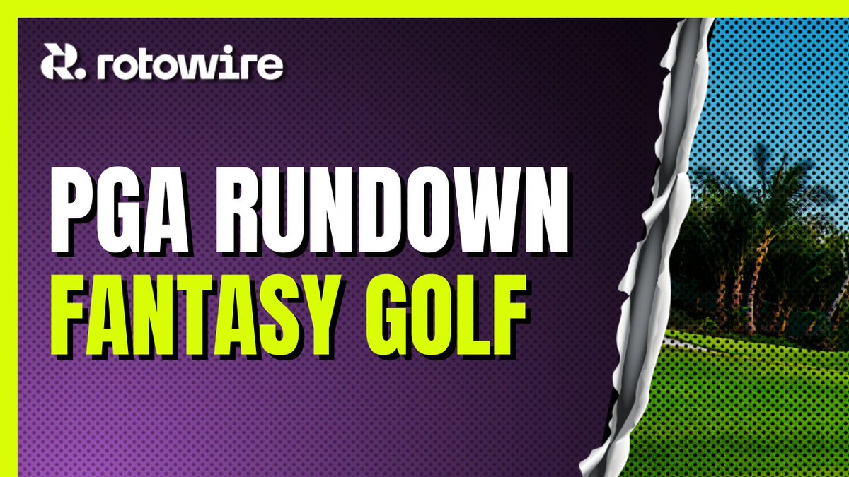 RotoWire Golf ⛳ tweet media