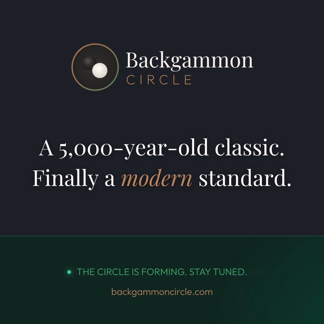 Backgammon Circle tweet media