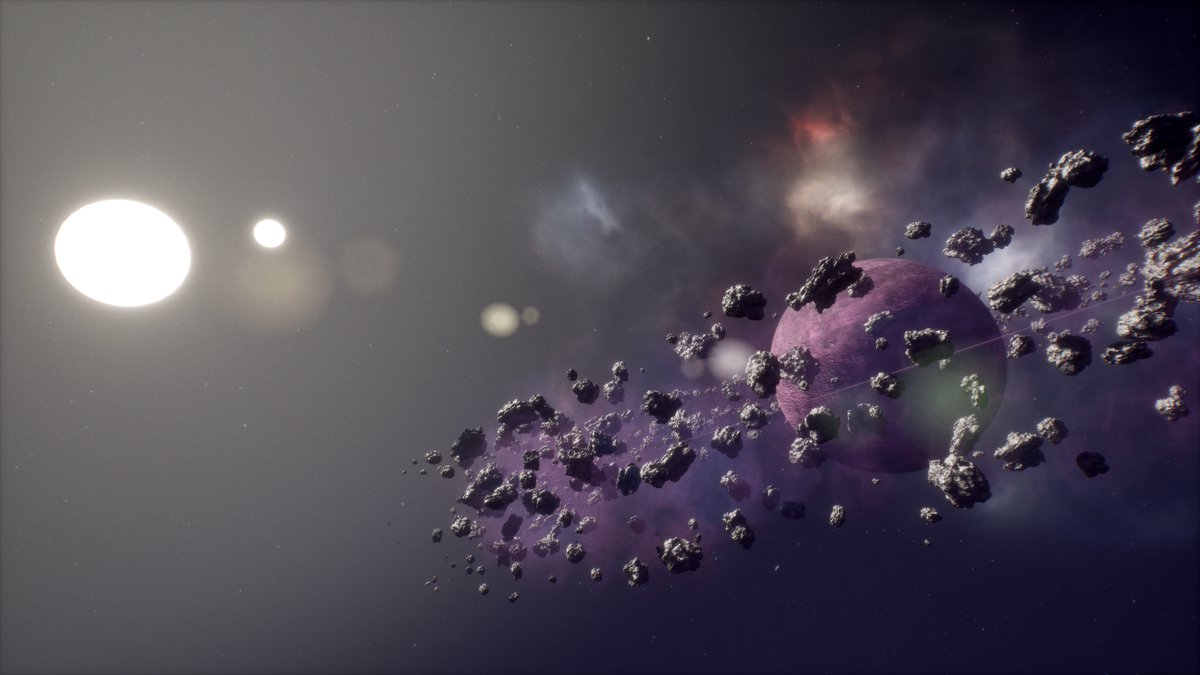 pauthedev's tweet photo. asteroid belt 

#gamedev #Houdini #UnrealEngine5 https://t.co/VL1sjsmKhT