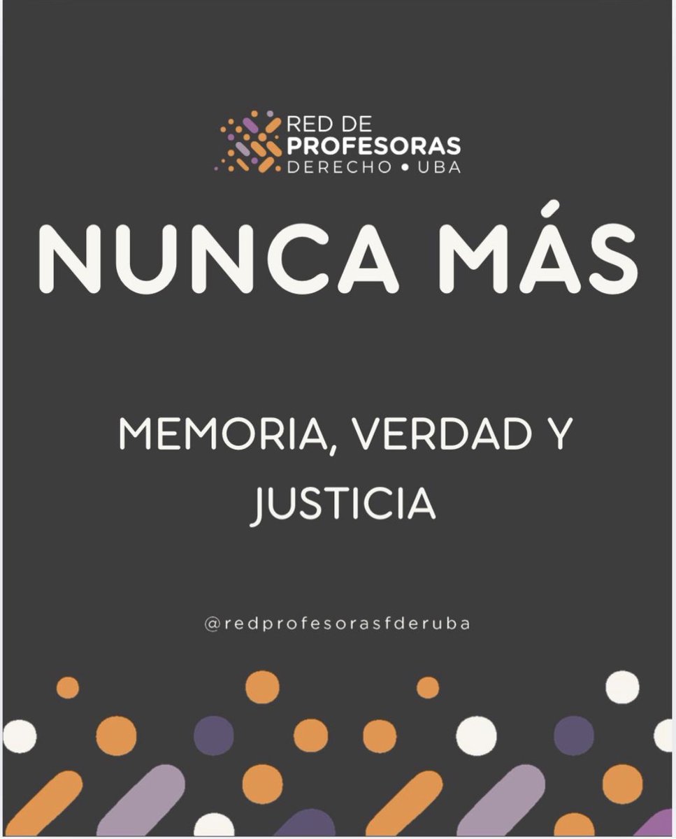 Red de Profesoras de Derecho-UBA tweet media