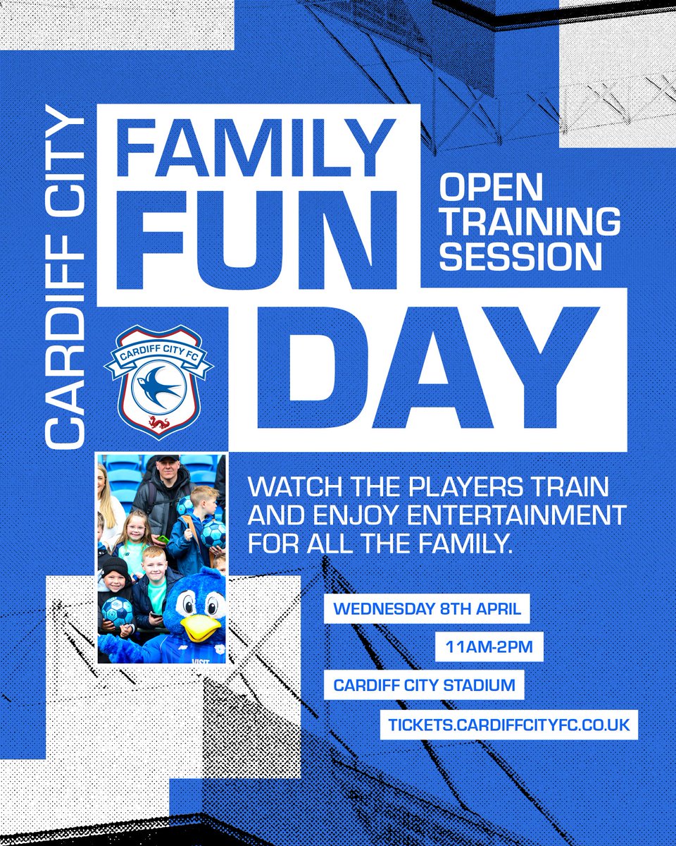 Come along to our Easter Family Fun Day at Cardiff City Stadium on Wednesday, April 8th, 11am-2pm! 🐣💙

Tickets are available to book for free 👉 bit.ly/47V3z3h

#CityAsOne