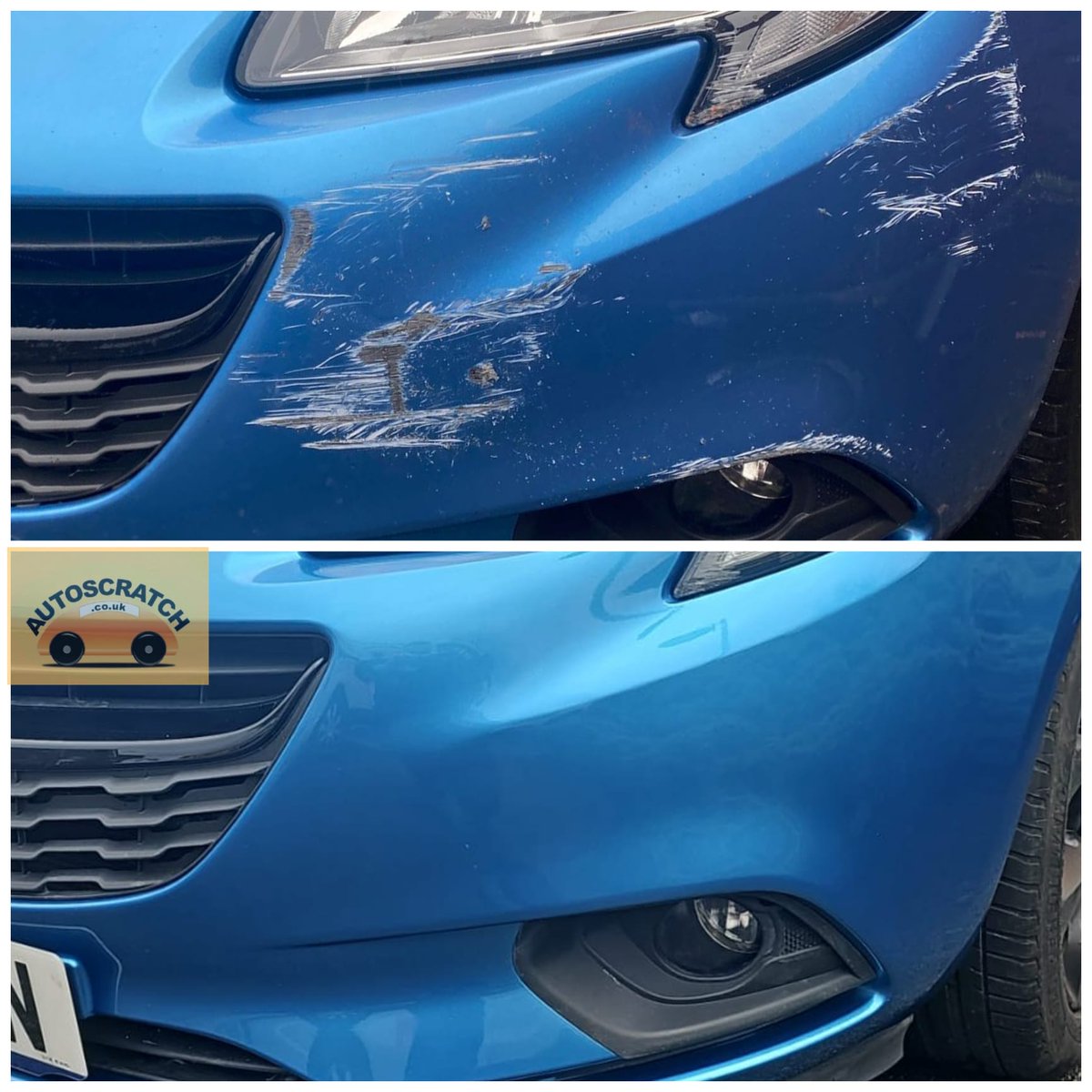 autoscratch's tweet photo. Bumper scuff repaired earlier today in Blackburn https://t.co/IbO7sWsEkz
