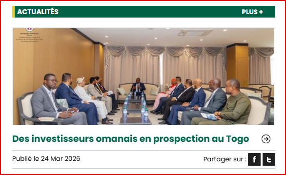 LareYendou's tweet photo. Juste en parlant avec des amis, on se disait qu’il fallait des opportunités et voilà que des investisseurs d’#Oman arrivent au #Togo.
Je me dis qu’il y a des opportunités à saisir dans l’agriculture, l’énergie ou les infrastructures.
Pourquoi pas en faire partie un jour.✍️
#witos https://t.co/NL8Ciy1reU