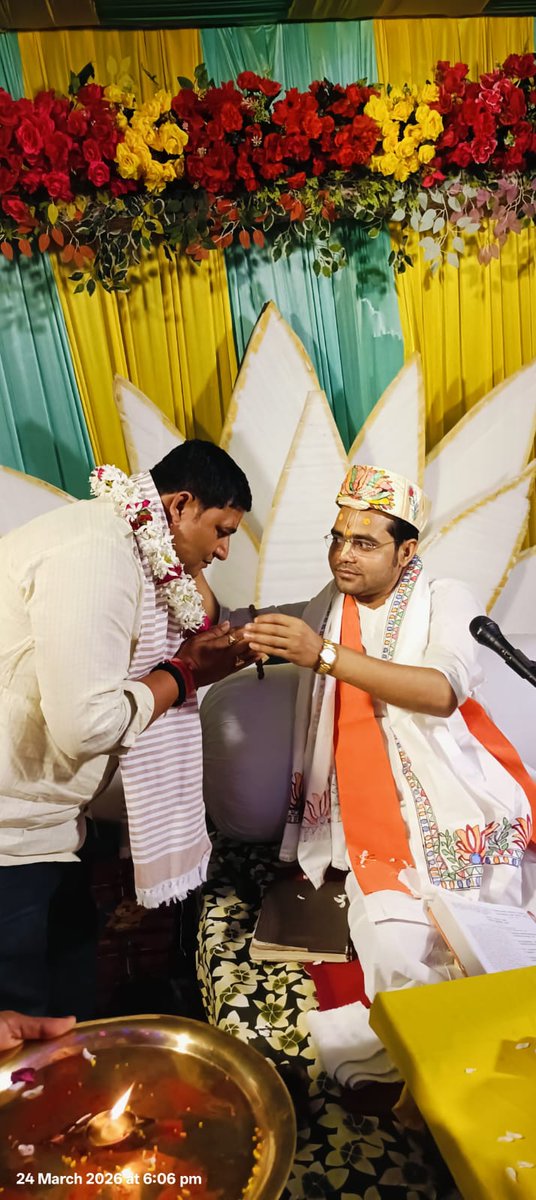 amitraybittu's tweet photo. आज शिवराम दरभंगा में चैत्री दुर्गा पूजा के पावन अवसर पर ब्रह्मस्थान में श्रीमद्भगवद्गीता कथा-पुराण का भव्य आयोजन किया गया।

इस शुभ अवसर पर श्री धाम वृंदावन, मथुरा के प्रसिद्ध कथावाचक श्री श्याम बिहारी महाराज जी का आशीर्वाद प्राप्त करने का सौभाग्य प्राप्त हुआ।

#Shivram
#Darbhanga https://t.co/prjkGjStvU