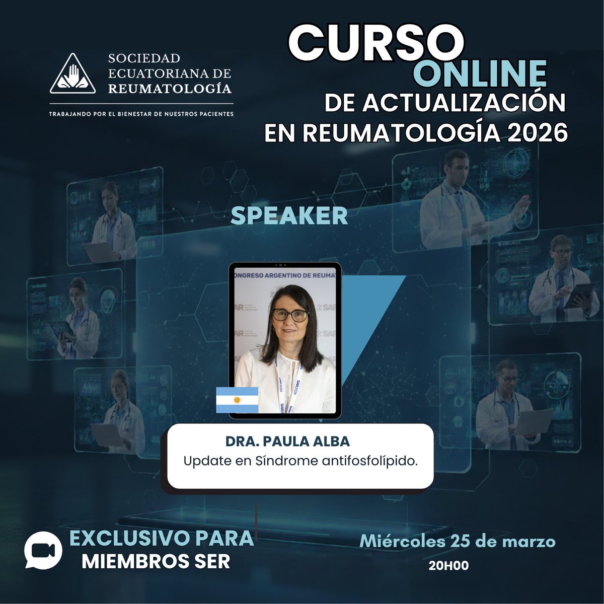 Sociedad Ecuatoriana de Reumatología tweet media