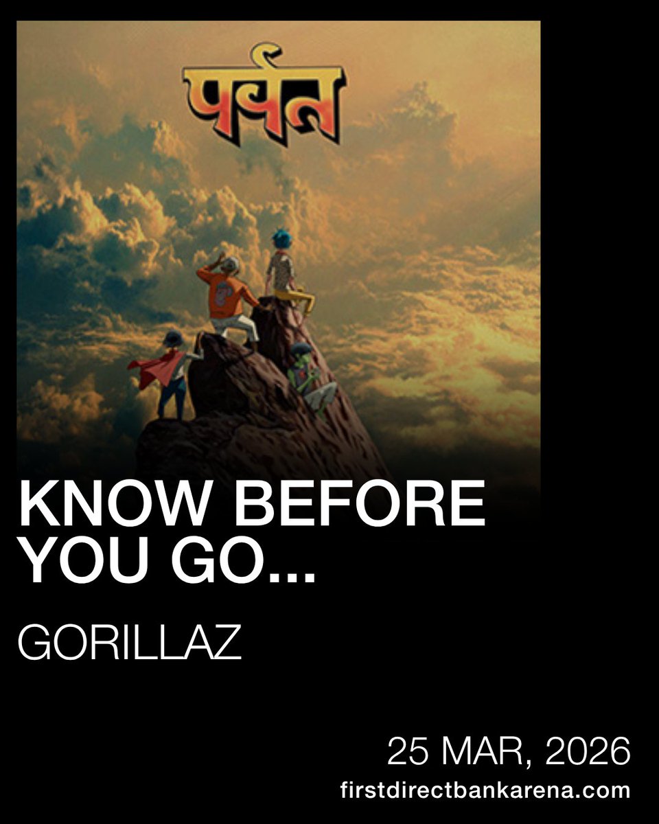 fdarena's tweet photo. Coming to see Gorillaz?
Here is all you need to know...
🕐Doors: 6:00pm
🎤Show Starts: 7:30pm (timings subject to change)
⚡Security checks are in place to keep you safe https://t.co/qa8rVA9WMx
📍Plan your visit FAQ's https://t.co/YjwCTWJFjW

#gorillaz #firstdirectbankarena https://t.co/x7zejKX1gS