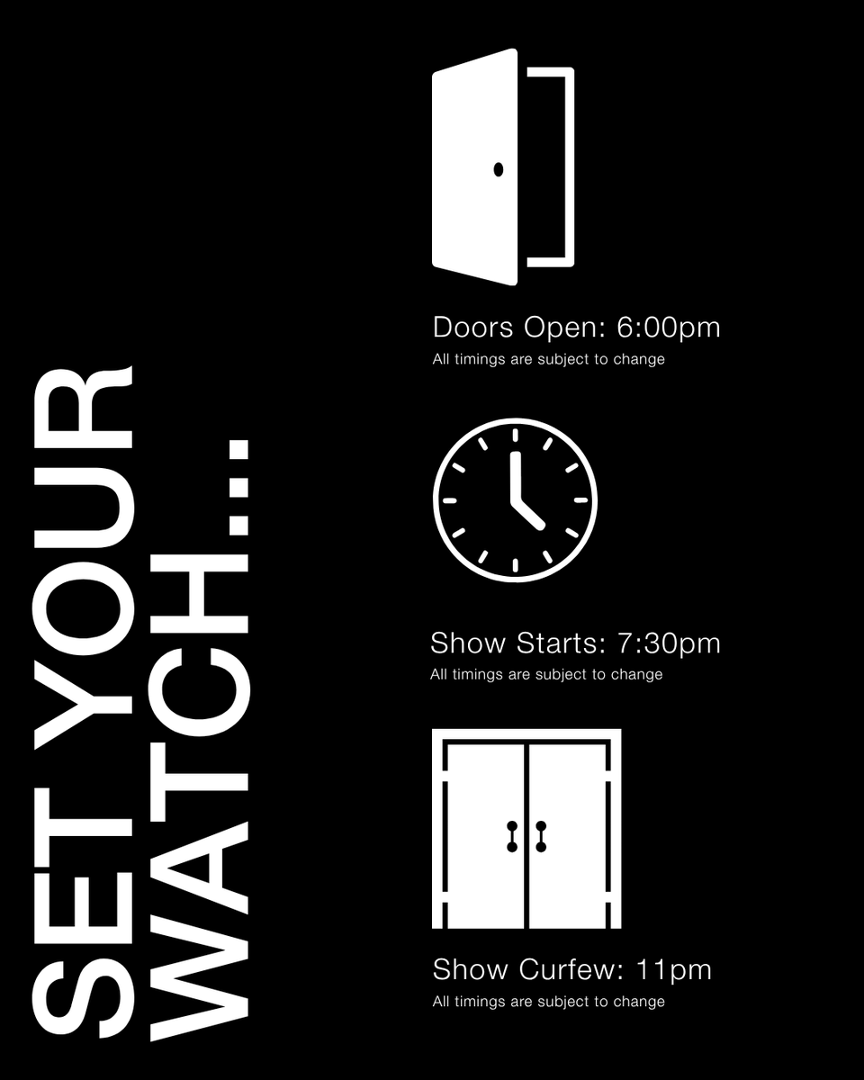 fdarena's tweet photo. Coming to see Gorillaz?
Here is all you need to know...
🕐Doors: 6:00pm
🎤Show Starts: 7:30pm (timings subject to change)
⚡Security checks are in place to keep you safe https://t.co/qa8rVA9WMx
📍Plan your visit FAQ's https://t.co/YjwCTWJFjW

#gorillaz #firstdirectbankarena https://t.co/x7zejKX1gS