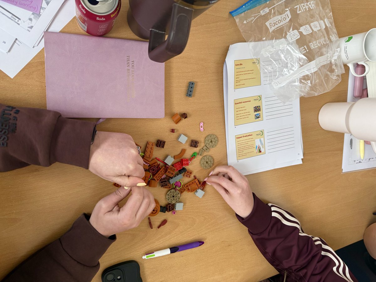 Practice in our Lego Therapy training within our lovely ELSAs today 💫