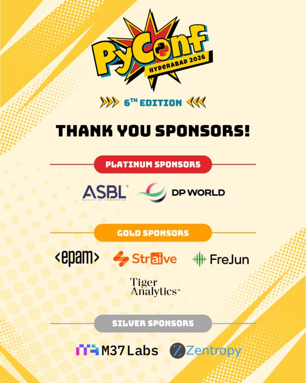 PyConf Hyderabad #PyConfHyd2026 tweet media