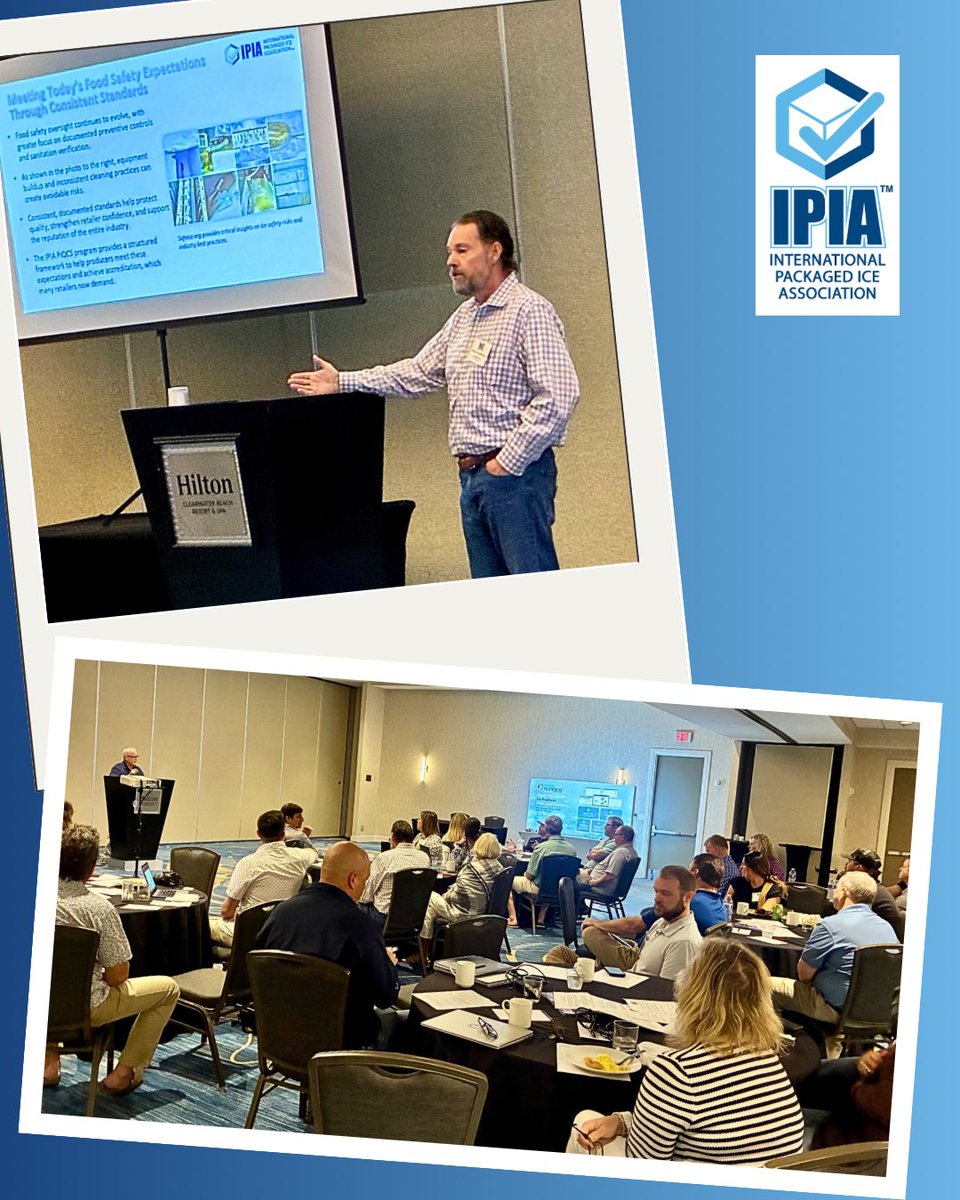 IceIsFood's tweet image. IPIA is enjoying our time at the Southern Ice Exchange Convention in Clearwater Beach! 🏖️☀️🧊 Between the views and the collaboration, it has been a great experience connecting with fellow industry professionals.

#iceisfood #safeice #sealofsafety #clearwater #regionals