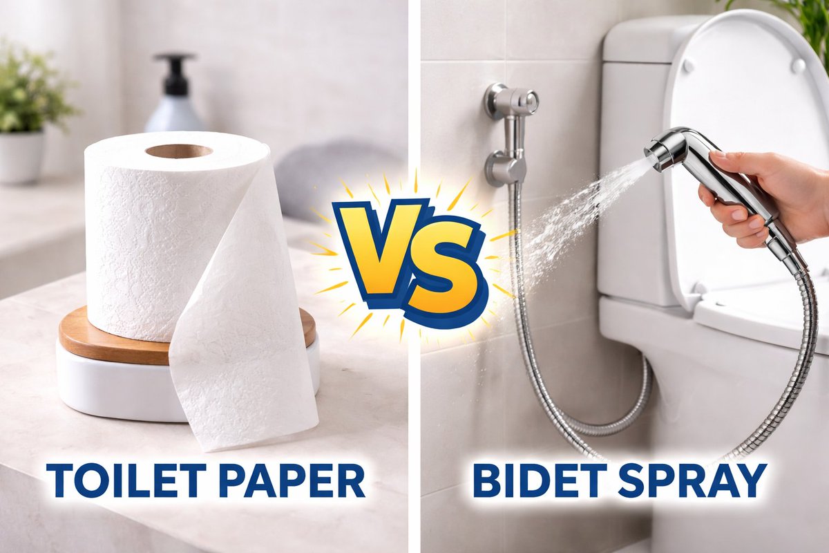 Which is more hygienic 

AND

Which will you Never use?