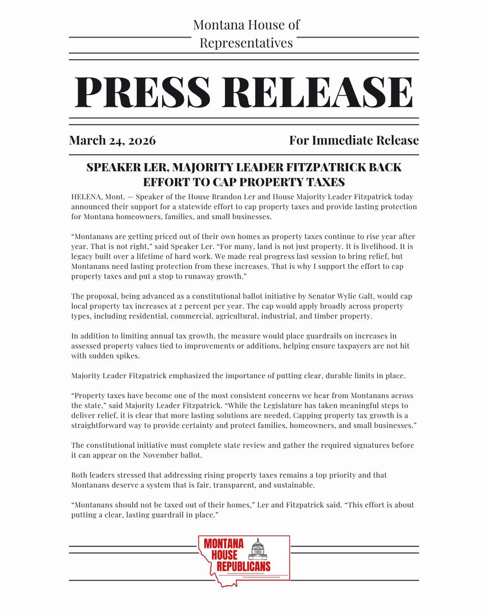 Montana House Republicans tweet media