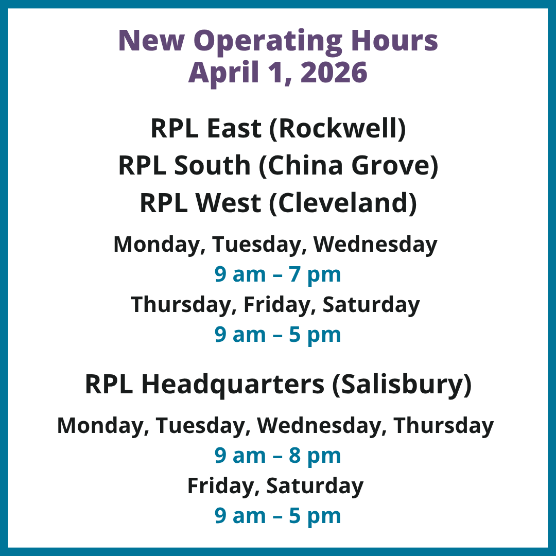 Rowan Public Library tweet media