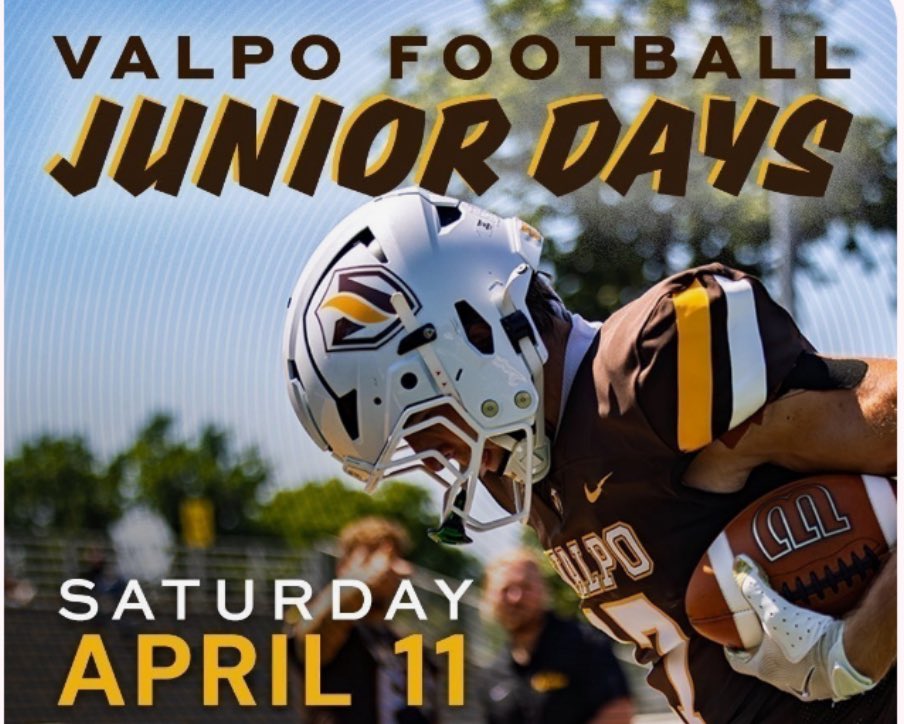BookofElijahh's tweet photo. Looking forward to visiting @valpoufootball Saturday April 11th,2026 to explore the campus and the culture of the school. Very excited to see what’s to come. 

@MeteorFootball @EDGYTIM @DeepDishFB @PrepRedzoneIL @SirleafTerrence @SirleafSemaj1 https://t.co/FN0b3DK6Et