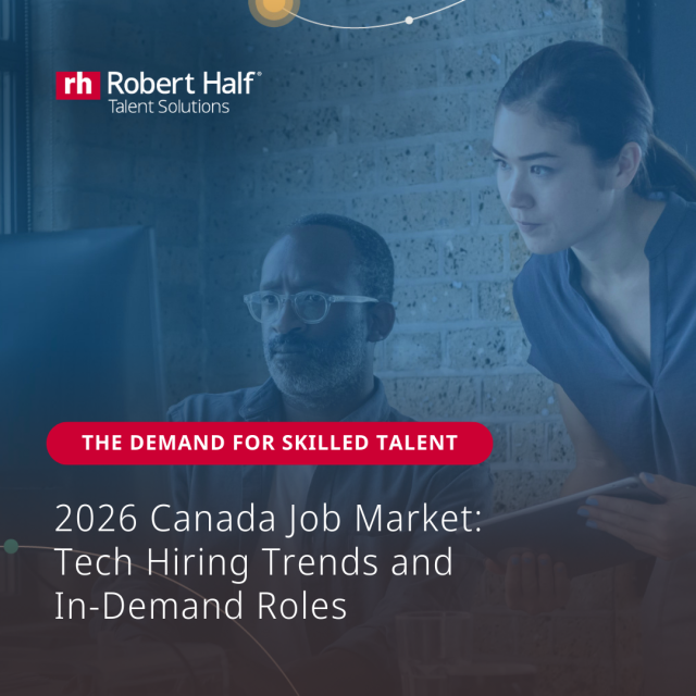 Companies must continue finding innovative ways to attract and retain both long-term and short-term talent in 2026. Discover the top tech hiring trends and tech jobs in 2026 for both Canadian employers and employees. #trends #tech #IT #RobertHalf bit.ly/4c2jOOm