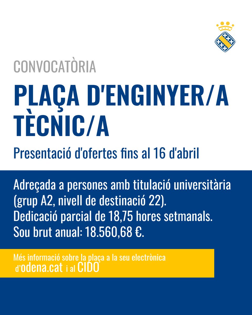 Ajuntament d'Òdena tweet media