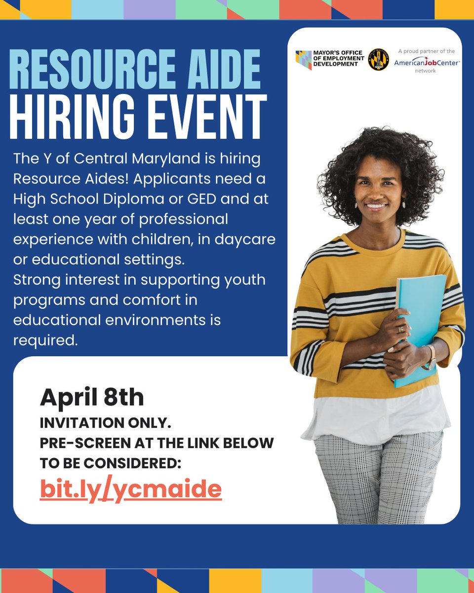 Baltimore Jobs & Resources (MOED) tweet media